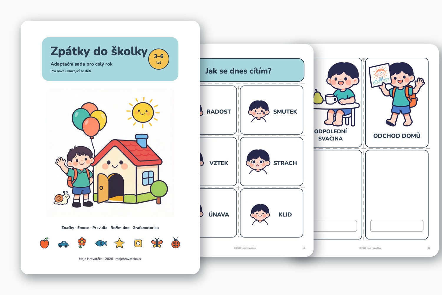 Zpátky do školky – adaptační sada pro celý rok